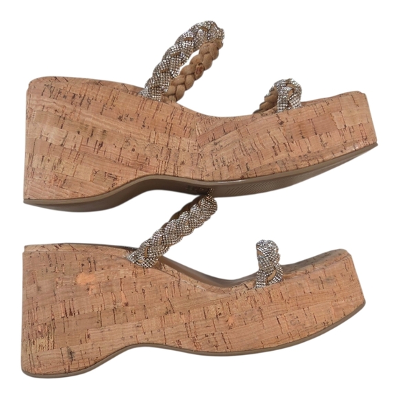 Steve Madden Dayna Wedge Sandals Size 6 - Picture 8 of 9